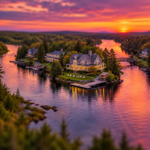 Elegant stays in the Forks, Maine: riverside hotels for refined adventure