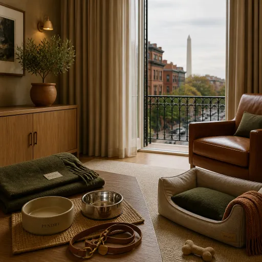 Elegant dog friendly hotels in Washington DC for discerning travelers and their pets
